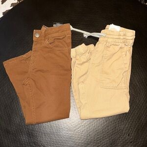H&M Kids Brown and Tan Casual Pants